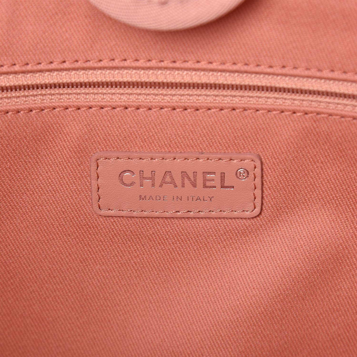 Chanel Canvas Small Deauville Tote Pink 8 of 11