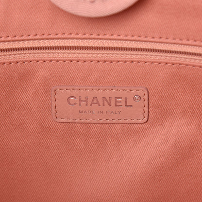 Chanel Canvas Small Deauville Tote Pink 8 of 11