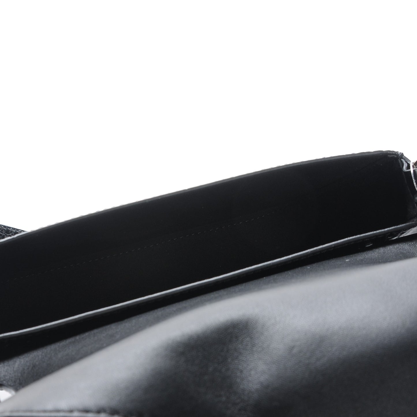 Calfskin Crocodile Embossed Small Nobile Shoulder Bag Black