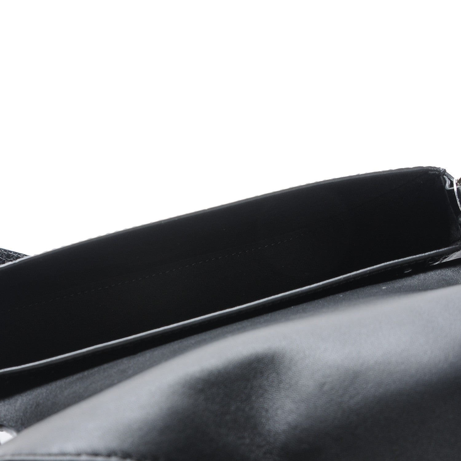 Givenchy Calfskin Crocodile Embossed Small Nobile Shoulder Bag Black 5 of 6