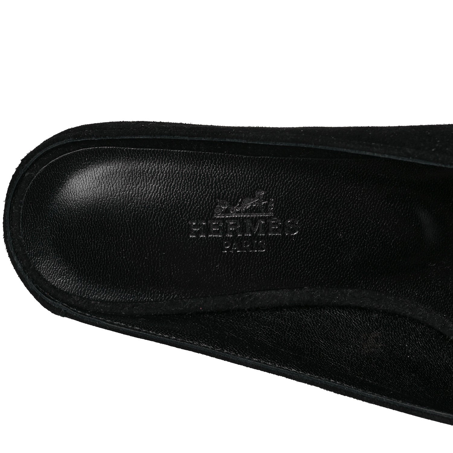 Hermes Velvet Goatskin Womens Roxane Mules 35 Multicolor Black 7 of 9