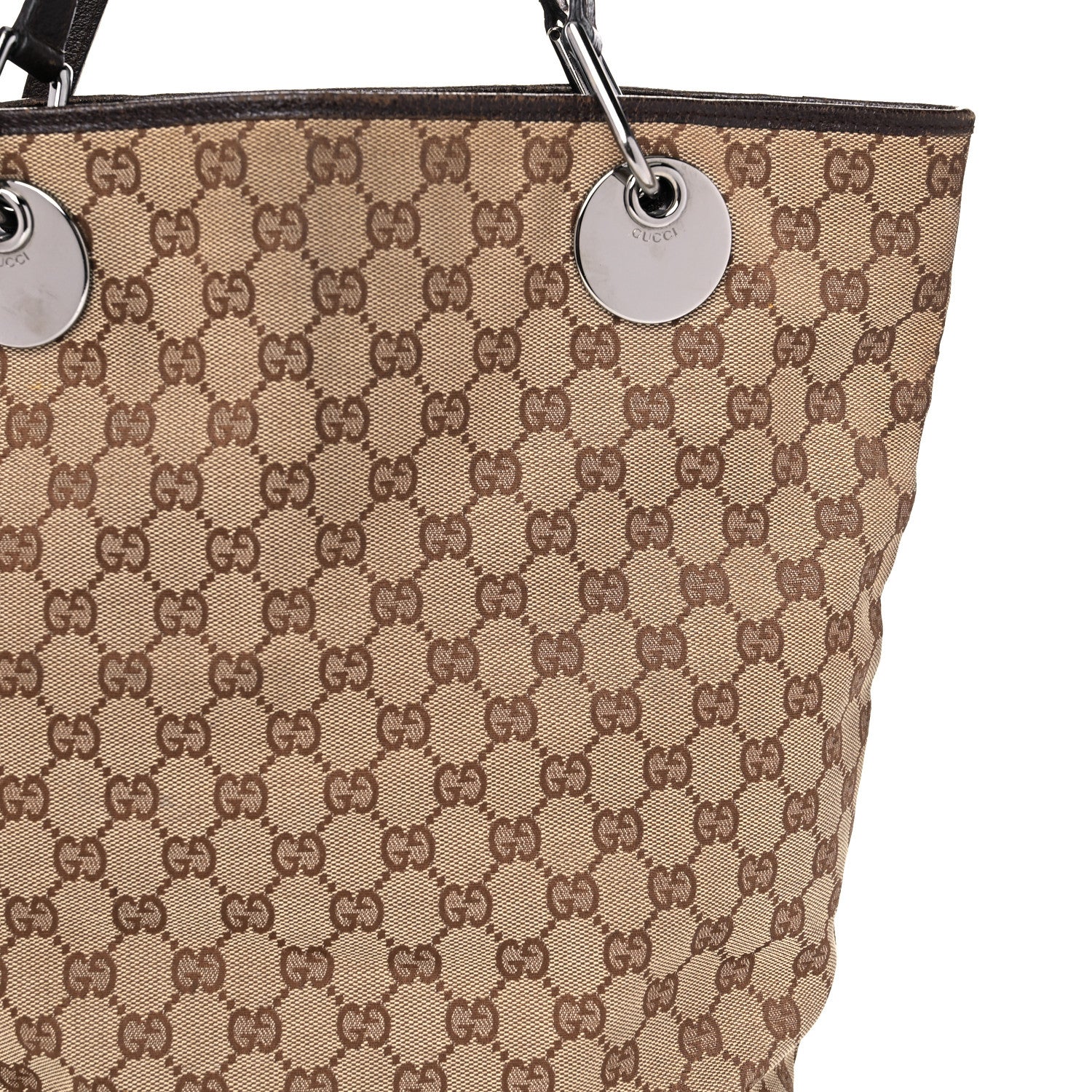 Gucci Monogram Large Eclipse Tote Brown 16 of 23