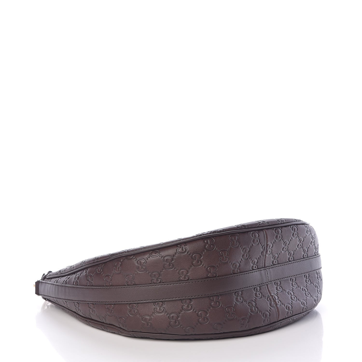 Gucci Guccissima Medium GG Twins Hobo Dark Brown 4 of 10