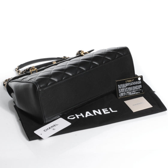 Lambskin Misia Camera Case Flap Black