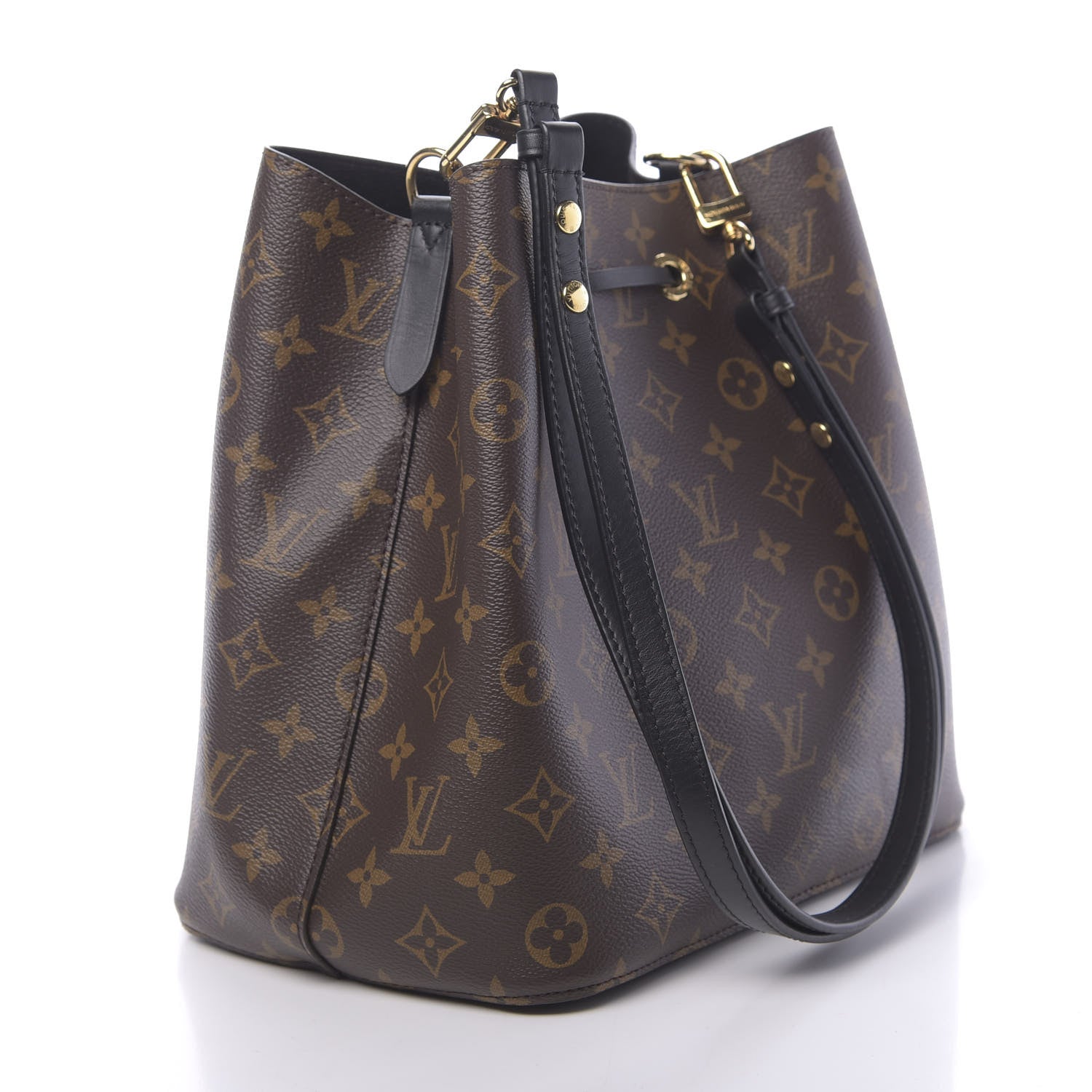 Louis Vuitton Monogram Neonoe MM Black 3 of 9