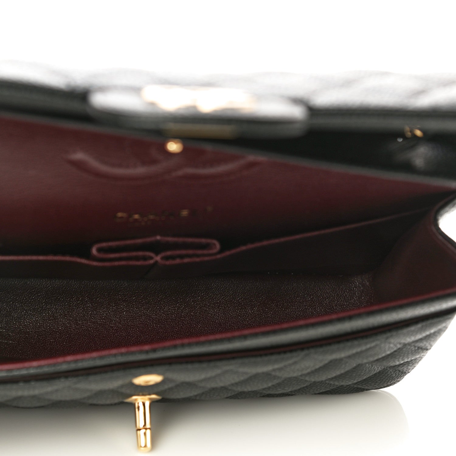 Chanel Caviar Quilted Medium Double Flap Black 5 of 10