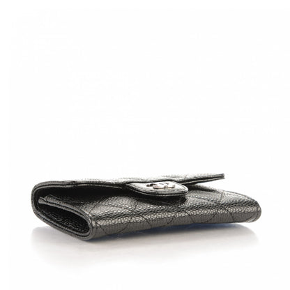 Chanel Caviar Quilted Flap Card Holder Black 4 of 8