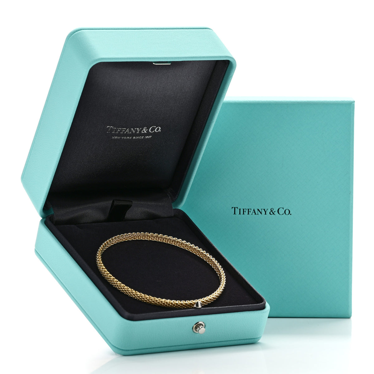 18K Yellow Gold Narrow Somerset Bangle Bracelet