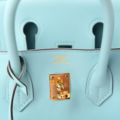 Hermes Swift Birkin 25 Bleu Atoll 5 of 6