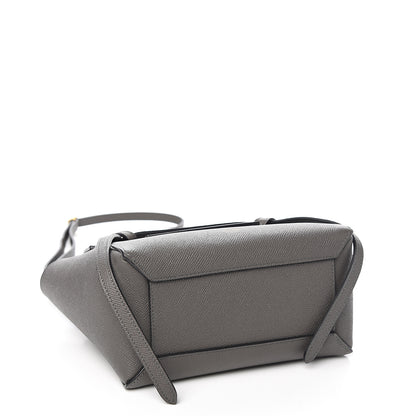 Celine Grained Calfskin Nano Belt Bag Grey 3 of 8