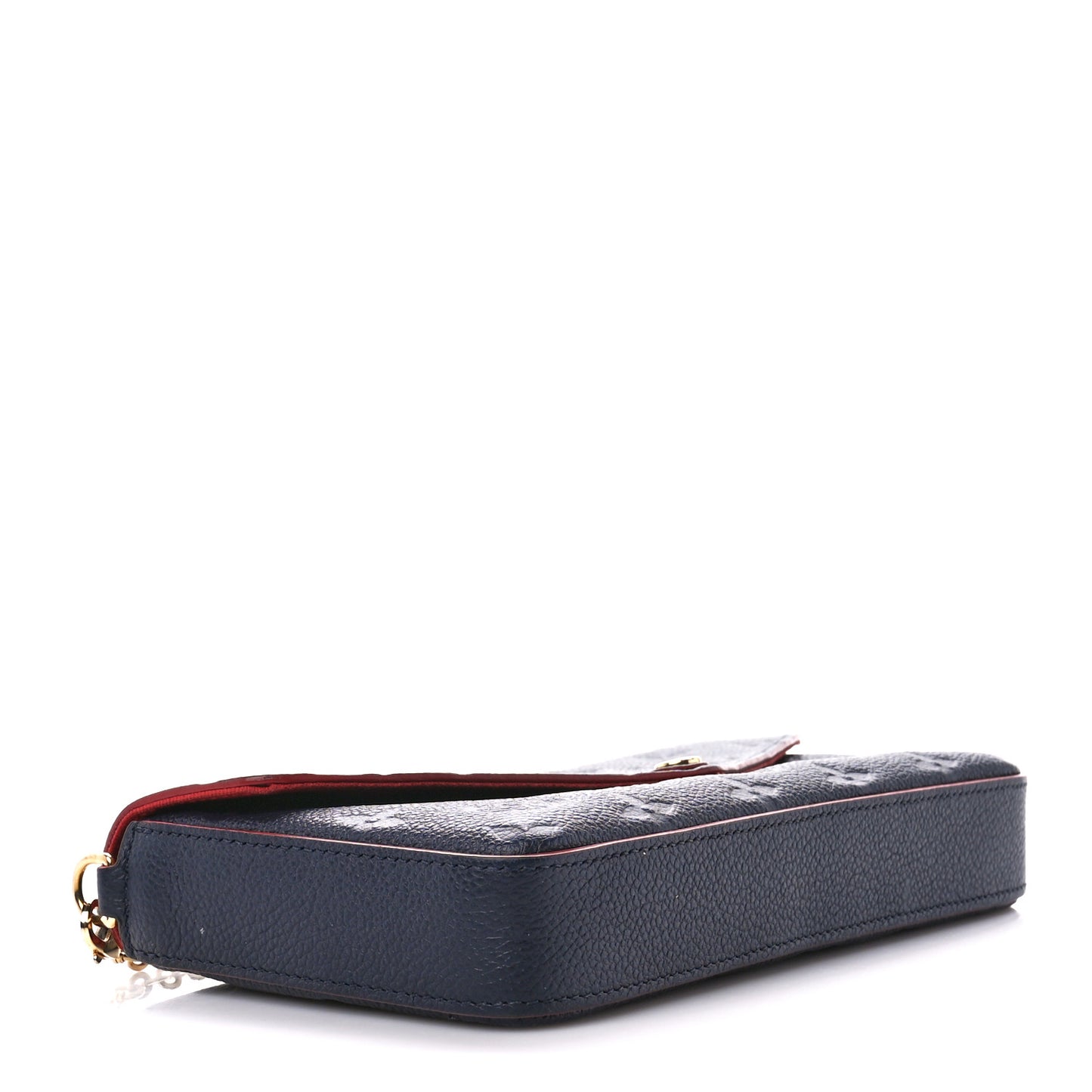 Empreinte Pochette Felicie Chain Wallet Marine Rouge