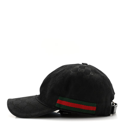 Gucci Monogram Web Baseball Hat M Black 4 of 9