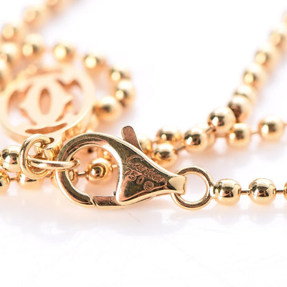 Cartier 18K Yellow Gold Ball Chain Necklace 6 of 7