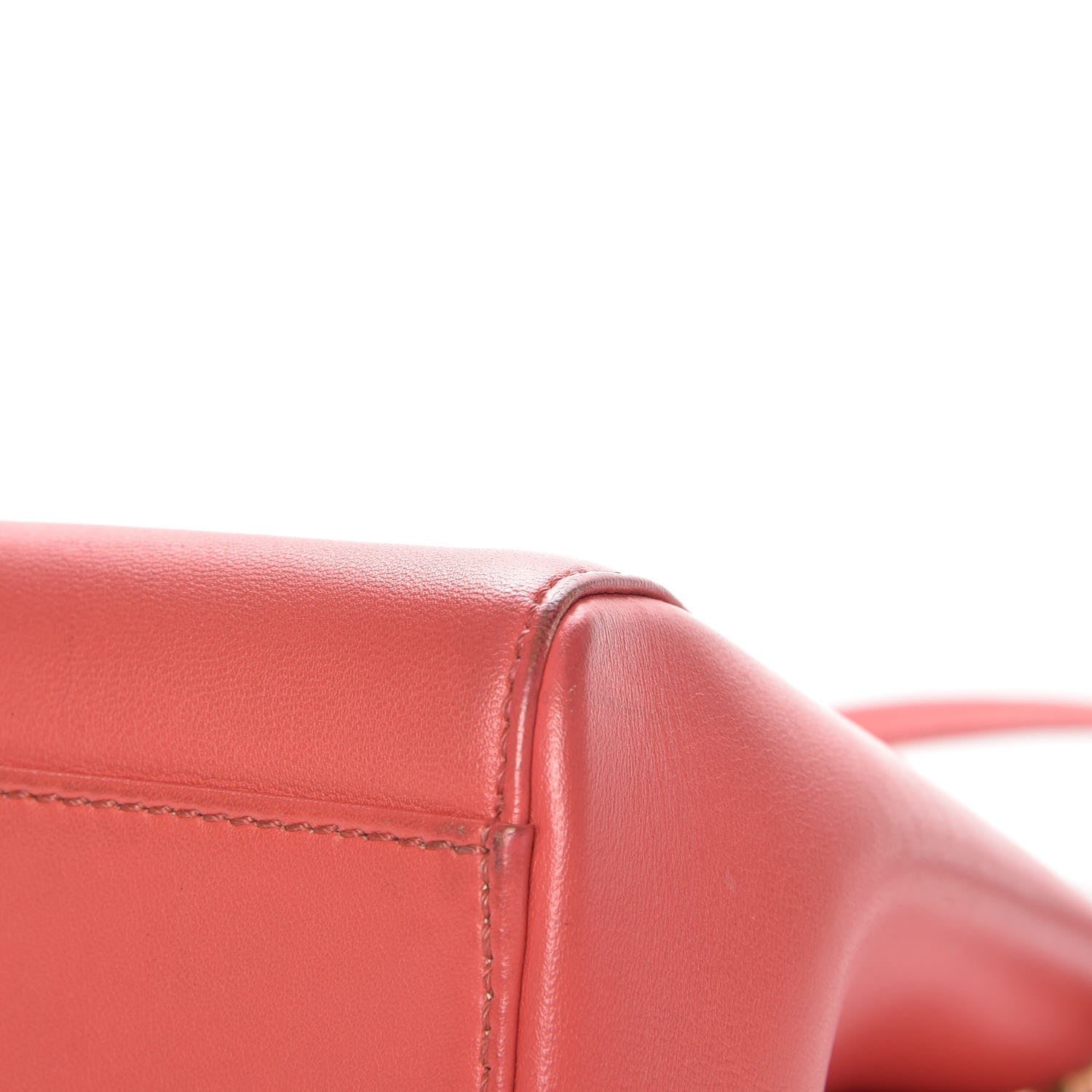 Fendi Nappa Mini Peekaboo Iconic Satchel Rosa Exstasy 9 of 11