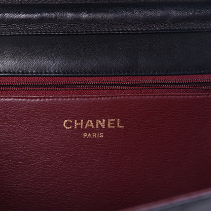 Chanel Lambskin Quilted Medium Single Flap Black 5 of 9