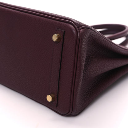 Hermes Togo Birkin 25 Bordeaux 10 of 12
