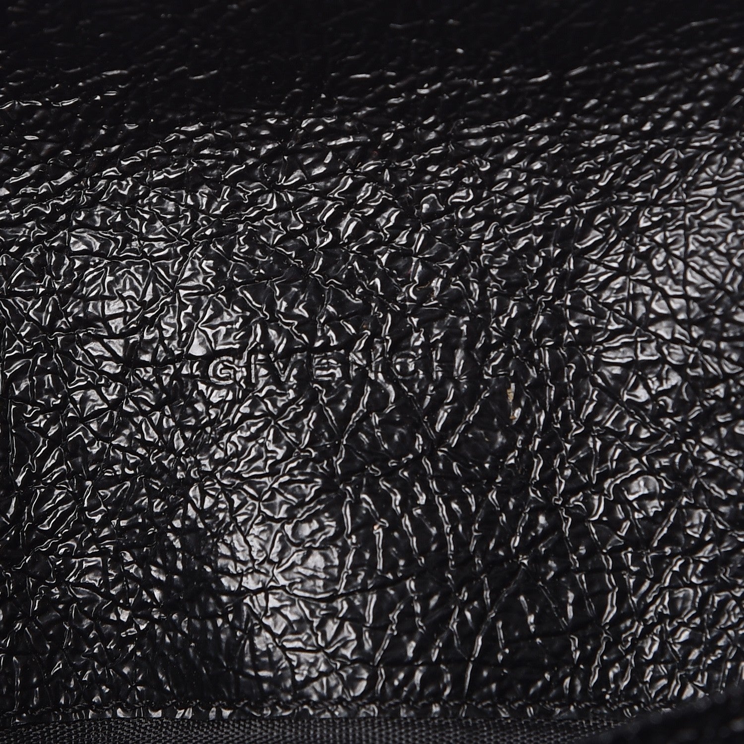 Givenchy Glazed Pebbled Calfskin Nightingale Wallet Black 6 of 8