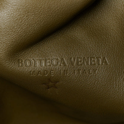 Bottega Veneta Smooth Butter Calf The Pouch Oversized Clutch Kaki Fondent 6 of 10