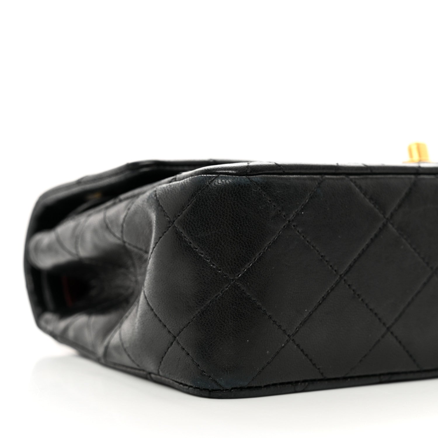 Chanel Lambskin Quilted Small Double Flap Black 9 of 14
