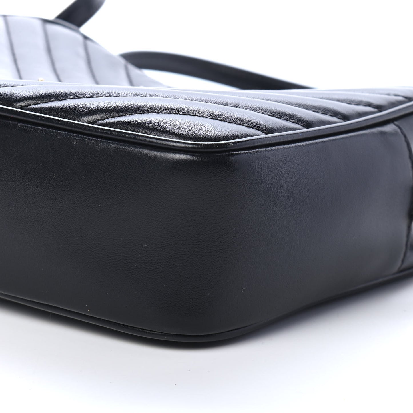 Calfskin Matelasse Monogram Lou Camera Bag Black
