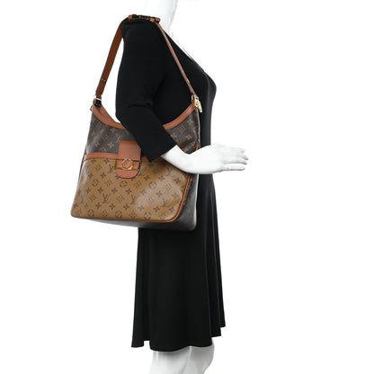 Louis Vuitton Reverse Monogram Dauphine Hobo MM 2 of 12