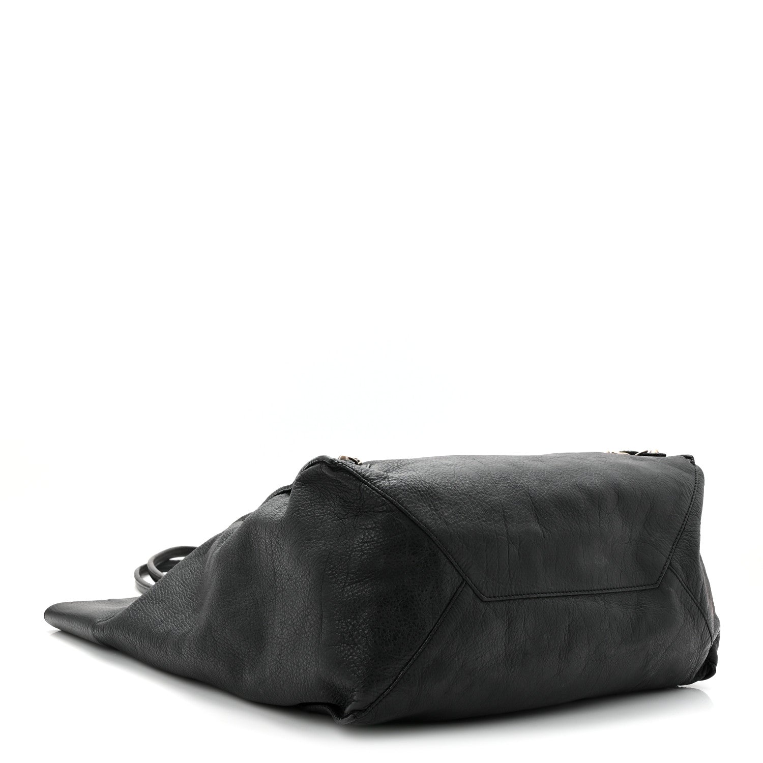 Balenciaga Veau Papier Basket Tote Black 4 of 12