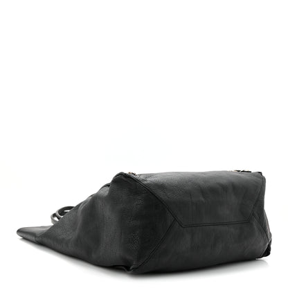 Balenciaga Veau Papier Basket Tote Black 4 of 12