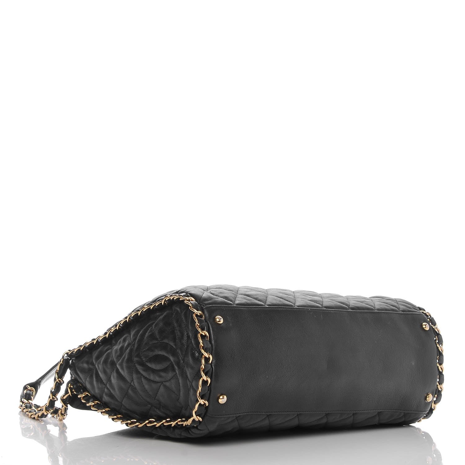 Chanel Calfskin Quilted Large Chain Me Hobo Black 4 of 9