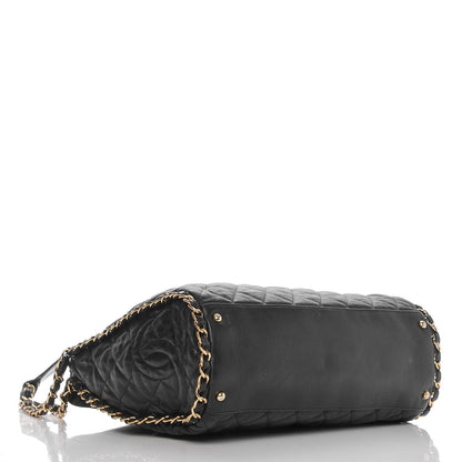Chanel Calfskin Quilted Large Chain Me Hobo Black 4 of 9
