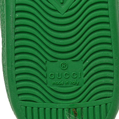 Gucci Calfskin GG Tennis Embossed Mens Ace Sneakers 8 New Shamarock 6 of 10