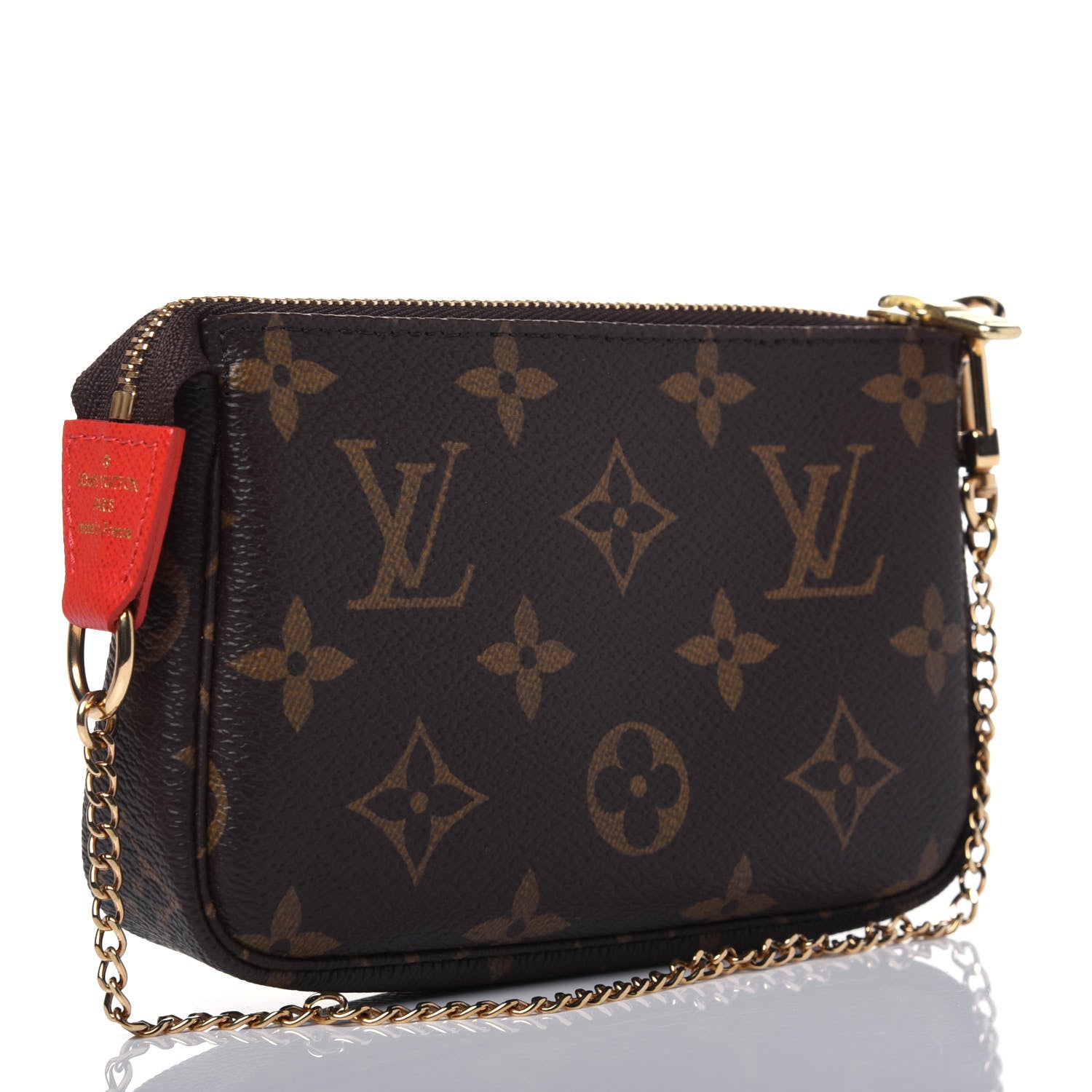 Louis Vuitton Monogram 2018 Christmas Animation Mini Cats Pochette Accessories 3 of 10
