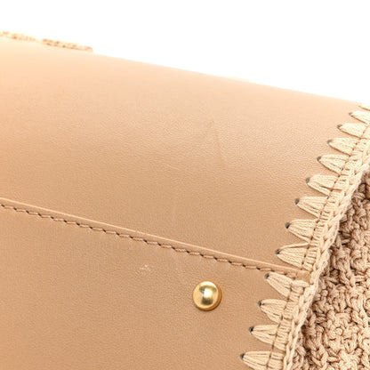 Chanel Calfskin Knit Medium Deauville Tote Beige 11 of 14