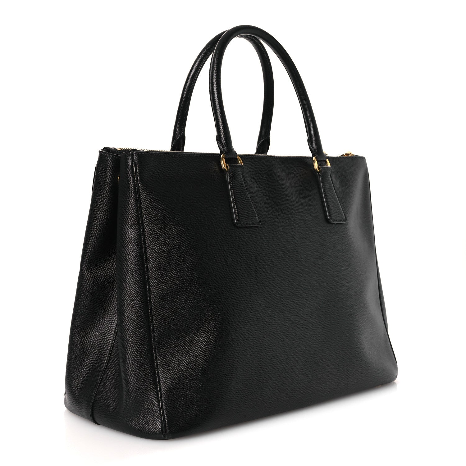 Prada Saffiano Large Galleria Double Zip Tote Black 3 of 13