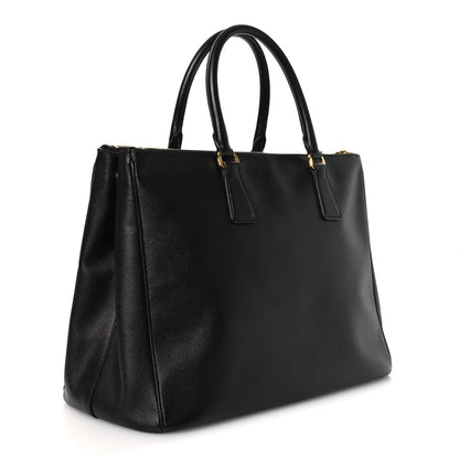 Prada Saffiano Large Galleria Double Zip Tote Black 3 of 13