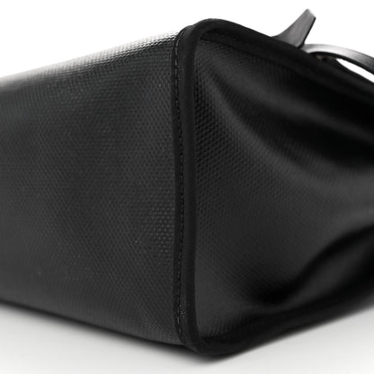 Hermes Toile H Berline Vache Hunter Herbag Zip PM 31 Black Ecru 9 of 12
