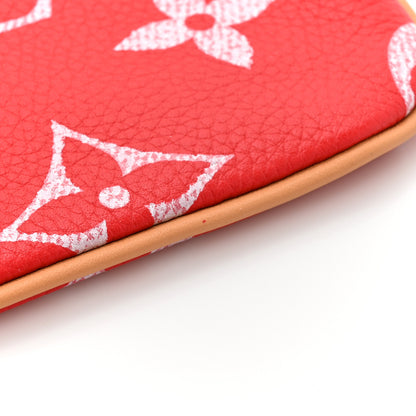 Louis Vuitton Calfskin Monogram Speedy P9 Bandouliere 50 Pochette Red 7 of 7