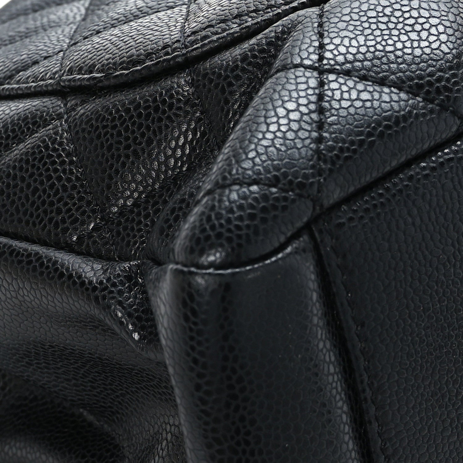 Chanel Caviar Quilted Grand Shopping Tote GST Black 11 of 12