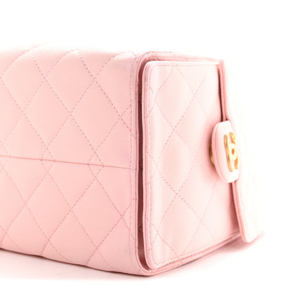 Chanel Caviar Quilted Small Chanel 25 Handbag Light Pink 9 of 9