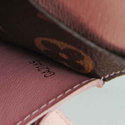 Louis Vuitton Monogram Emilie Wallet Rose Ballerine 7 of 8