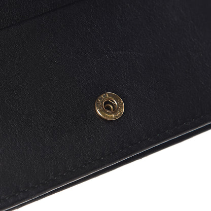 Gucci Calfskin Matelasse GG Marmont Card Case Black 9 of 11