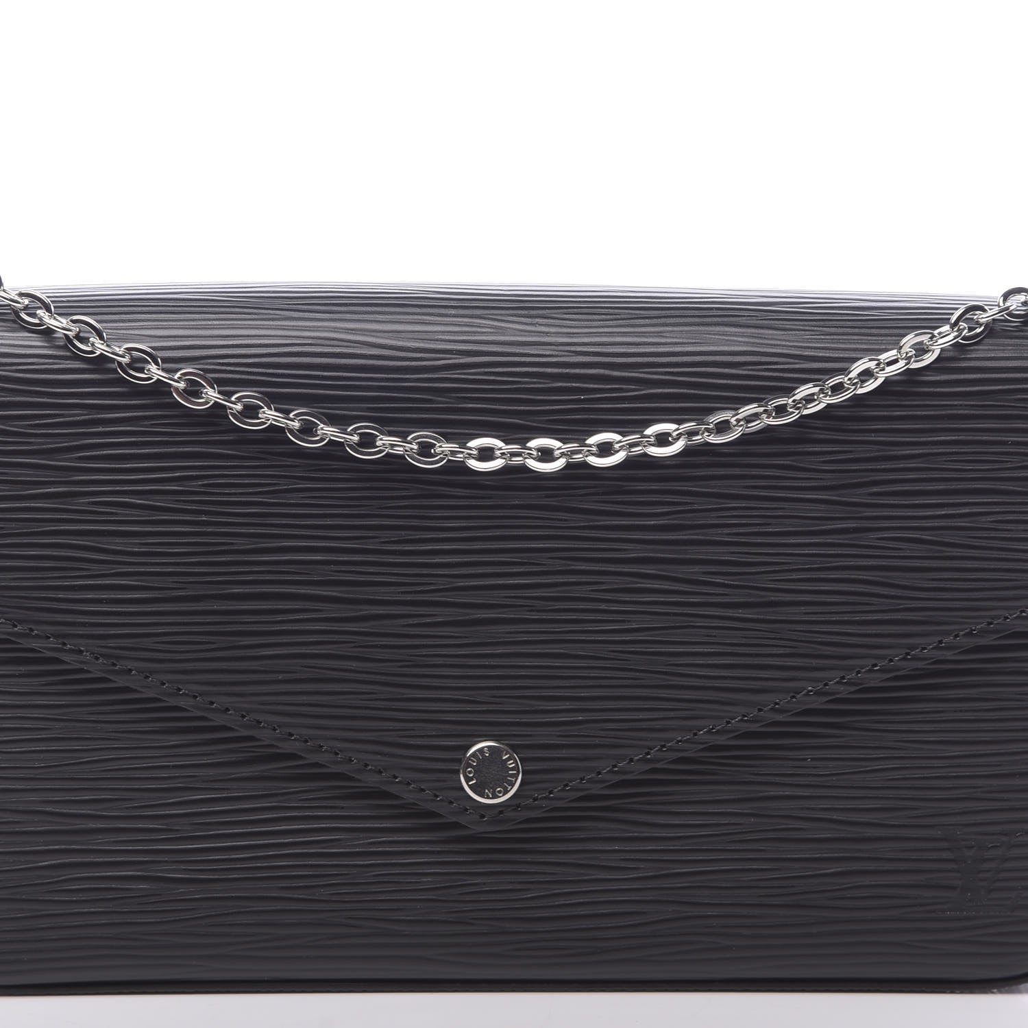 Louis Vuitton Epi Pochette Felicie Black 10 of 11