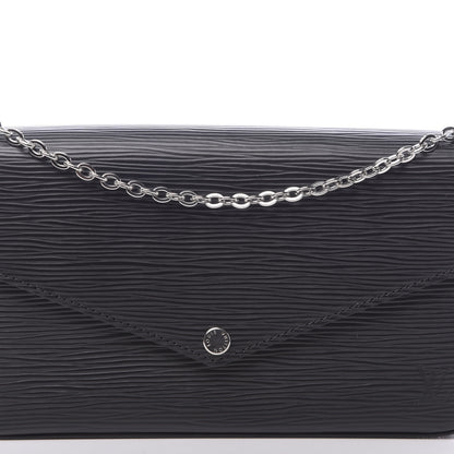 Louis Vuitton Epi Pochette Felicie Black 10 of 11