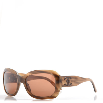Chanel Studded CC Sunglasses 5102 Tortoise 1 of 8