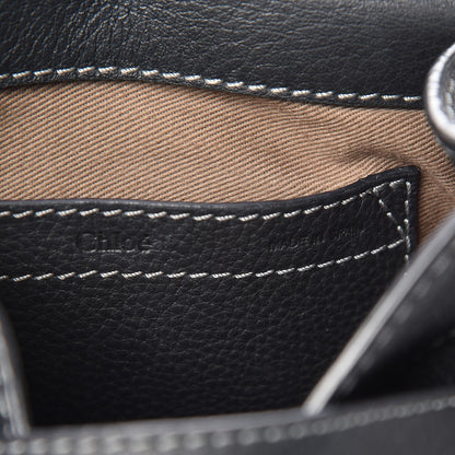 Chloe Calfskin Mini Marcie Round Crossbody Bag Black 6 of 7