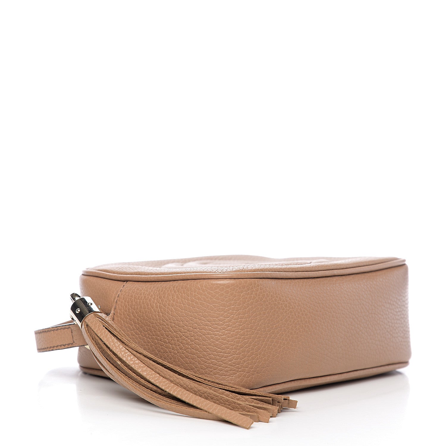 Gucci Pebbled Calfskin Small Soho Disco Bag Camelia 3 of 10
