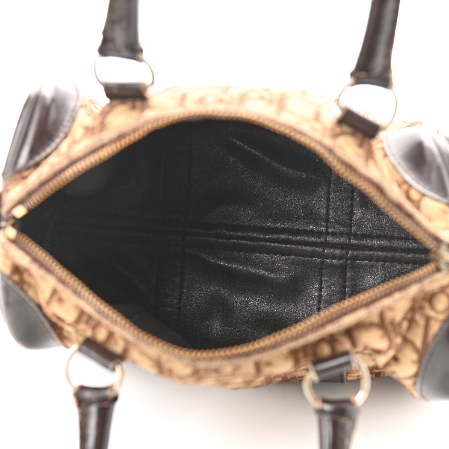 Christian Dior Monogram Boston Brown 5 of 12