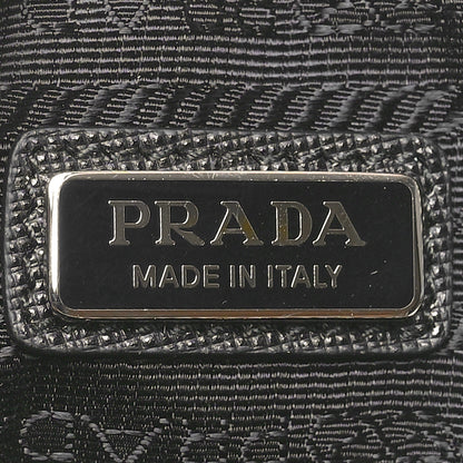 Prada Saffiano Travel Zip Pouch Black 6 of 9
