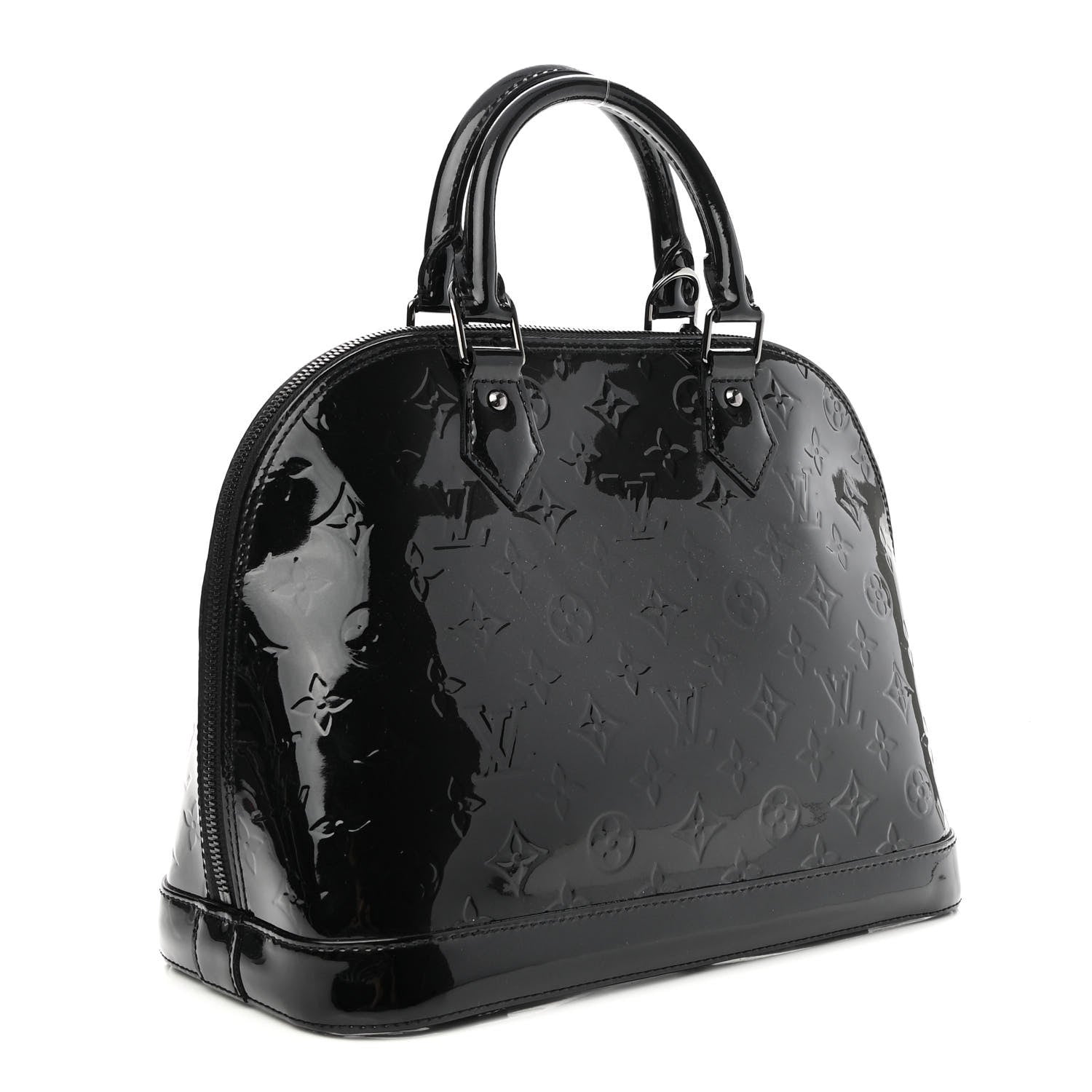 Louis Vuitton Vernis Alma PM Noir Magnetique 3 of 8