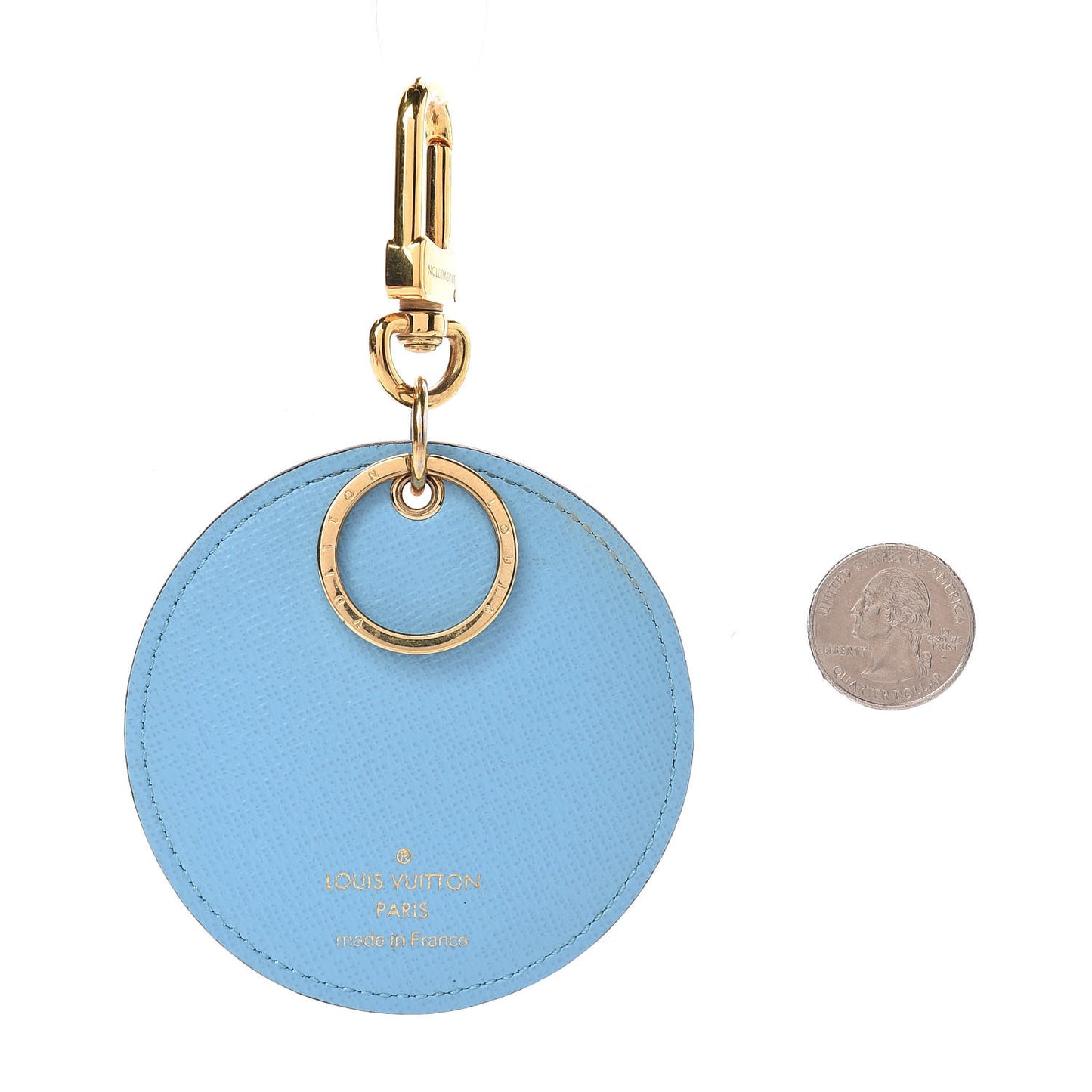 Damier Ebene Illustre Manchot Bag Charm Key Ring