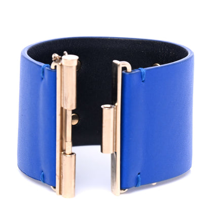 Chanel Calfskin CC Wide Cuff M Blue 4 of 5